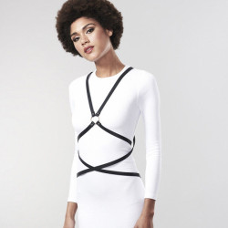 Bijoux Indiscrets Maze - Harnais Multi-Voies Noir